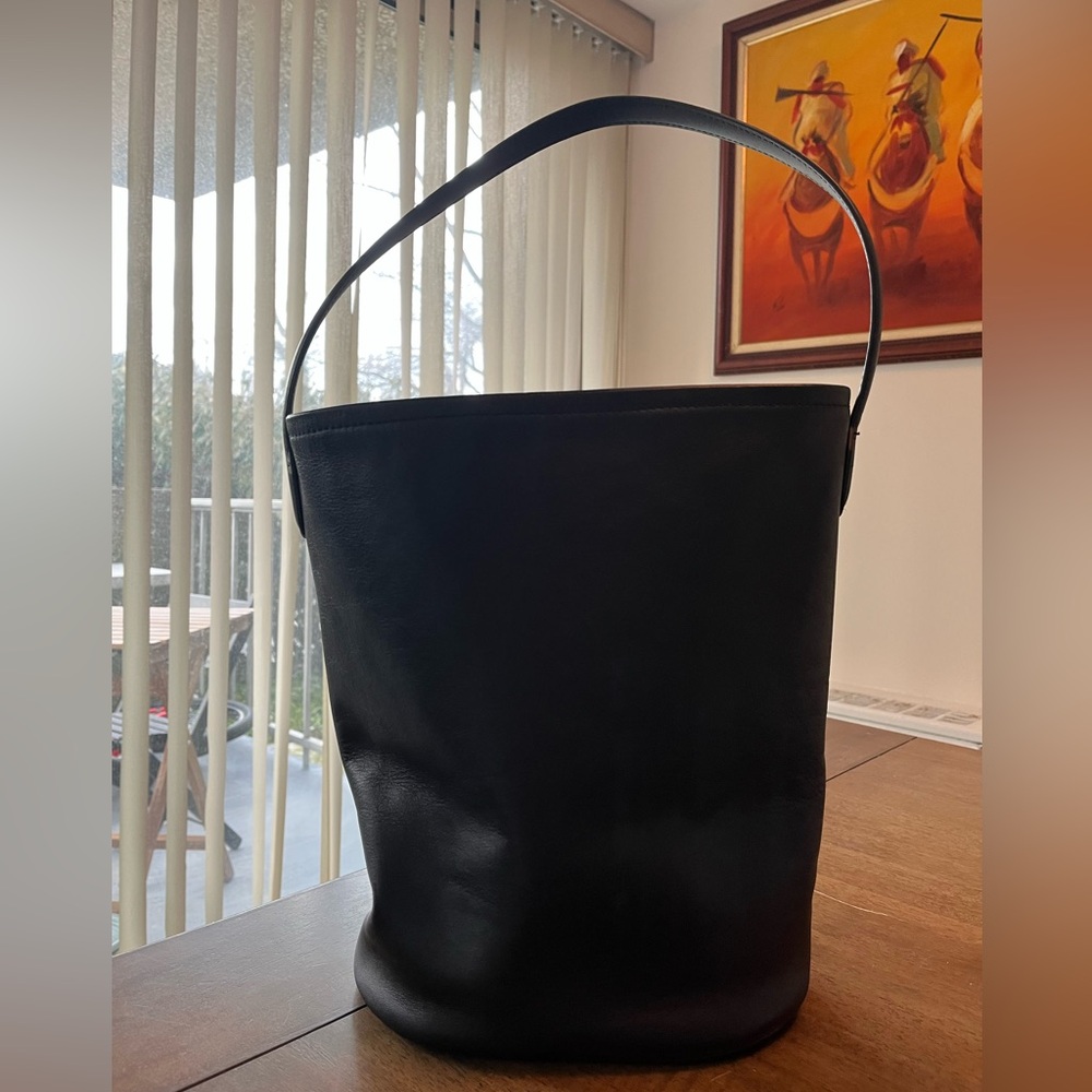 Jcrew leather Berkeley bucket bag